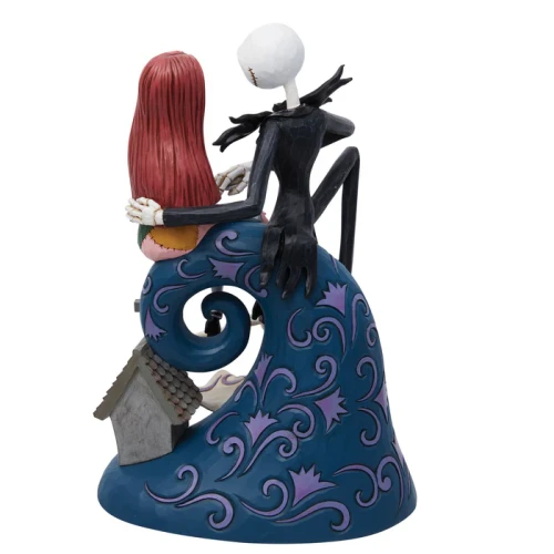 Jim Shore Disney Traditions Collection - The Nightmare Before Christmas "Spiral Hill's Romance"