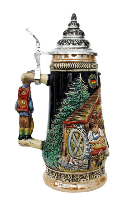 Black Forest Clock Peddler Limited-Edition German Beer Stein