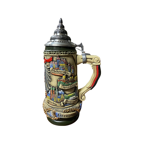 Deutschland Eagle Crest Limited-Edition Rustic German Beer Stein