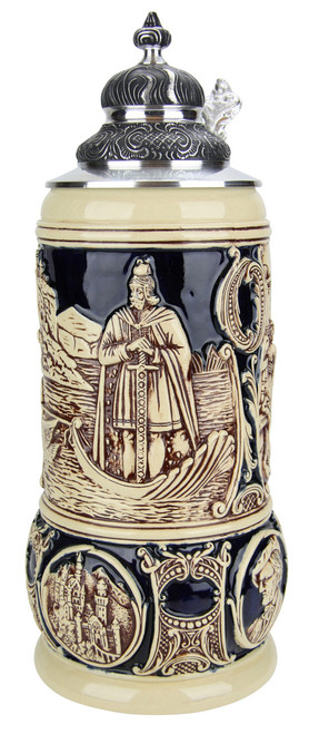 Medieval Tale of Lohengrin 2001 King Limitaet Limited-Edition German Beer Stein 2031/E