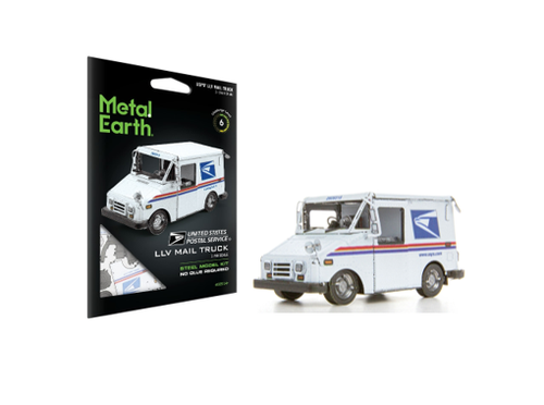 USPS LLV Mail Truck Metal Model Kit MMS468
