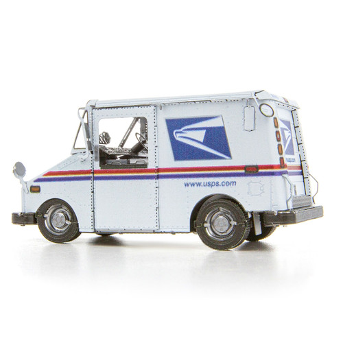 USPS LLV Mail Truck Metal Model Kit