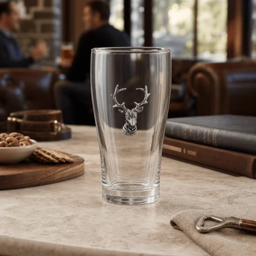 Expertly crafted from top-tier glass and pewter for a durable and sophisticated finish.