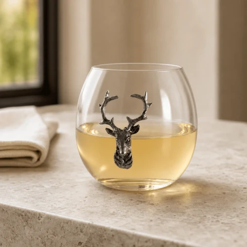 Features a detailed silver-tone deer design, embodying the sophisticated wildlife motif of the Lodge Style Collection.