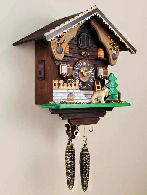 Barry & the Beehives Quartz Swiss Cuckoo Clock 9006Q