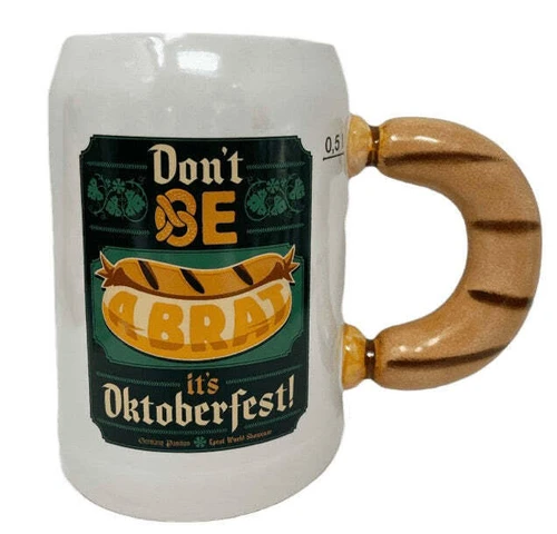 Don't Be a Brat, It's Oktoberfest! Epcot Germany World Showcase Collectible Mug 20103