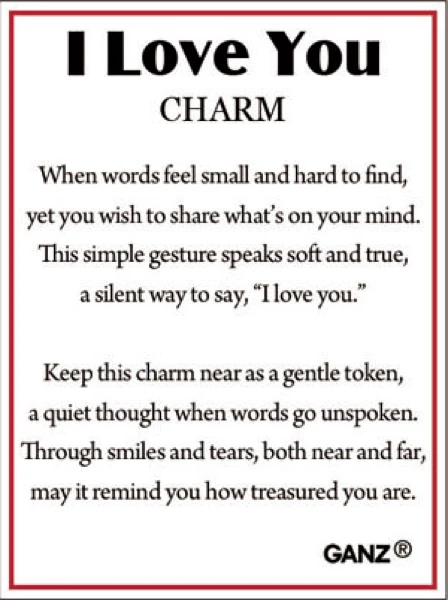 I love you American Sign Language Poem Card