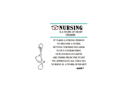Nursing is a Work Heart Pocket Charm and Poem Card ER77824
