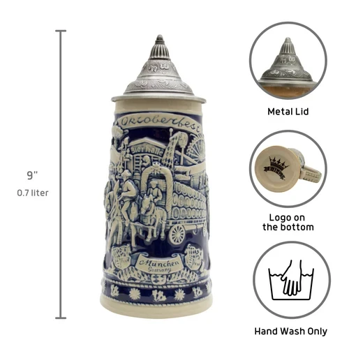 Oktoberfest Munich Beer Wagon Beer Stein