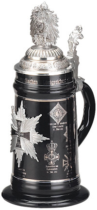 LIMITED-EDITION History of the Iron Cross German Beer Stein 6386