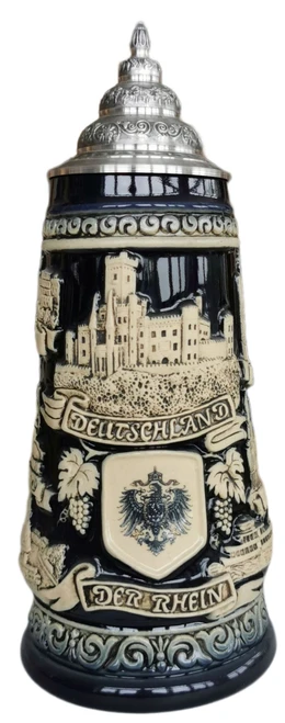 Rhein River Landscapes Limited-Edition German Beer Stein 307/1Rble