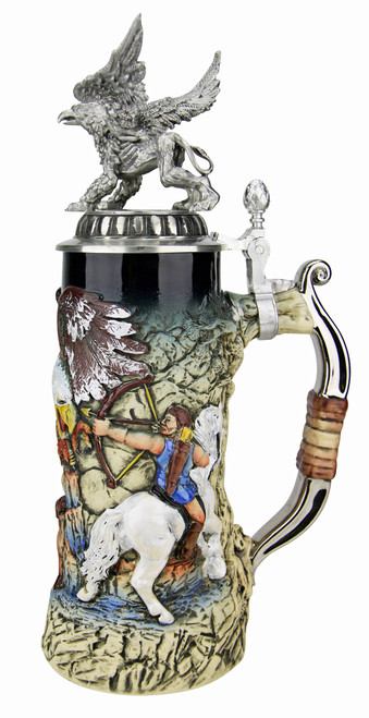 Griffin Hunter Thewalt 1893 Collection Limited-Edition German Beer Stein, 0.75L T4001/BG