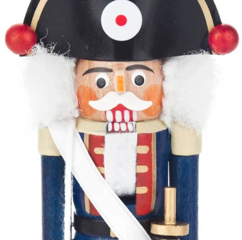 The Franzose (Frenchman) Soldier Mini German Nutcracker