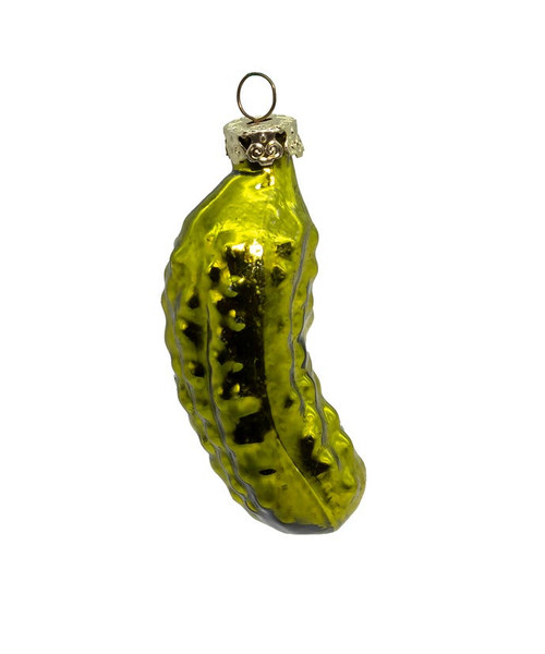 Hand-Blown Glass Traditional Christmas Pickle Ornament GC0035 Hand-Blown Glass Traditional Christmas Pickle Ornament GC0035