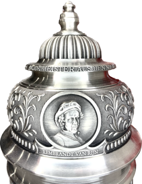 17th Century Collectible Authentic Pewter Stein