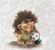 Authentic NyForm Norwegian Trolls ON SALE! || Troll Boy with Soccer Ball, 3" #014 || Lindenhaus Imports in Helen, Ga