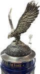 History of U.S. Air Force Stein with 3D Pewter Eagle, 0.5L
