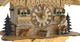 Schneider Woodchopper 1-Day Natural-Wood Finish Chalet German Cuckoo Clock 75/0