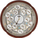 RHYTHM Magic Motion Clocks ON SALE | Woodgrain Blossom | Lindenhaus Imports in Helen, Ga