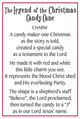 Inspirational Charms ON SALE! || Each order comes with 1 motivational poem card || The Legend of the Christmas Candy Cane Motivational Charm EX21006 || Lindenhaus Imports in Helen, Ga