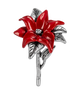Inspirational Charms ON SALE! || Each order comes with 1 silver poinsettia charm with red petals || The Legend of the Christmas Poinsettia Motivational Charm EX25034 || Lindenhaus Imports in Helen, Ga
