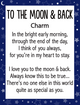 I Love You to the Moon and Back Poem Card