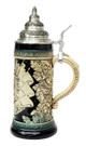 Blue Deutschland Eagle German Beer Stein