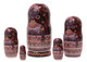 African Queen Matryoshka, 5pc. Nesting Doll ON SALE | Lindenhaus Imports in Helen, GA