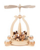 Authentic German Pyramids ON SALE! | 1-Tier Holy Night Nativity Pyramid, 12" | Handmade in the Erzgebirge region of Seiffen, Germany | Lindenhaus Imports in Helen, Ga