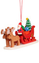 ULBRICHT® Santa's Sley with Reindeer Ornament, 4"
