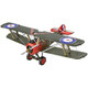 Features: 2 unassembled, stainless-steel metal sheets and easy-to-follow instructions to build the legendary British aircraft; no glue required, instructions included || Sopwith Camel ME1023 || Metal Earth 3D Stainless-Steel Model Kits