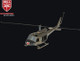 The UH-1 Huey® Helicopter Metal Earth 3D Model Kit ME1003