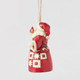Nordic Noël Santa with Cardinal Ornament 6017028