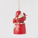 Nordic Noël Santa with Cardinal Ornament 6017028