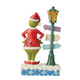 BACK - LED Light-Up Grinch by Lamppost Figurine 6012699