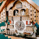 Front view of the Rheinberg Musical Chalet German Quartz Cuckoo Clock