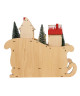 Back view of Kurt S. Adler™ Light-Up Sleight with Christmas Village Scene