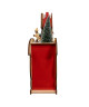 Side view of Kurt S. Adler™ Light-Up Sleight with Christmas Village Scene