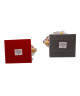 Bottom view of the Assorted Red and Silver Nutcrackers