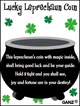 Lucky Leprechaun Poem Card