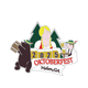 2025 Oktoberfest in Helen, Ga with Bavarian Couple and Bear Enamel Hat Pin