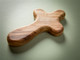 Hand-Carved Olivewood from Bethlehem ON SALE | Large Holding Cross, 5" | Lindenhaus Imports in Helen, Ga