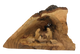 Hand-Carved Olivewood from the Holy Land ON SALE! | Cave Grotto from Root of Tree with Nativity Scene, 5" | Lindenhaus Imports in Helen, Ga