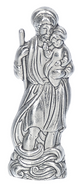 St. Christopher the Patron Saint of Travelers Pocket Charm