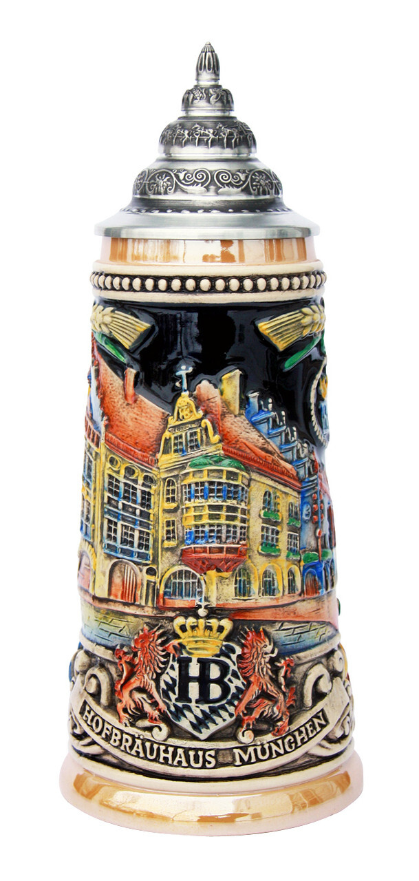 Hofbräuhaus München Brewery German Beer Stein, KING Werk 1019/HB