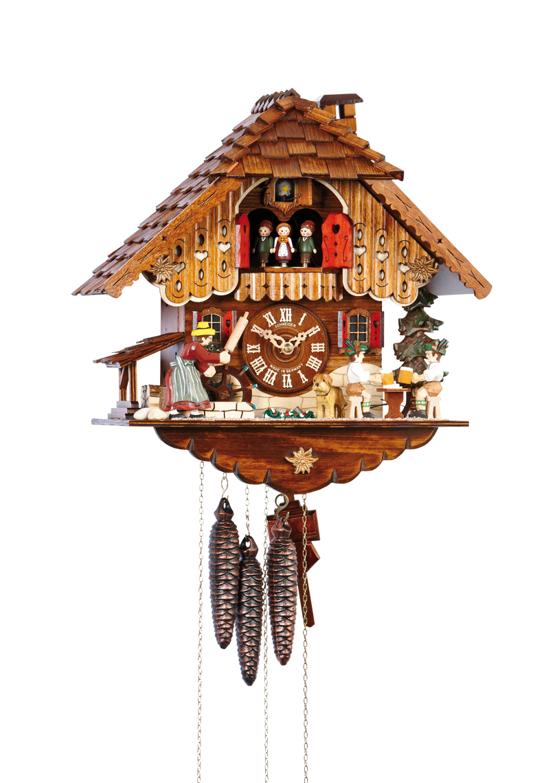 Schneider 1-Day Musical Cuckoo Clock with Rolling Pin MT 698/9