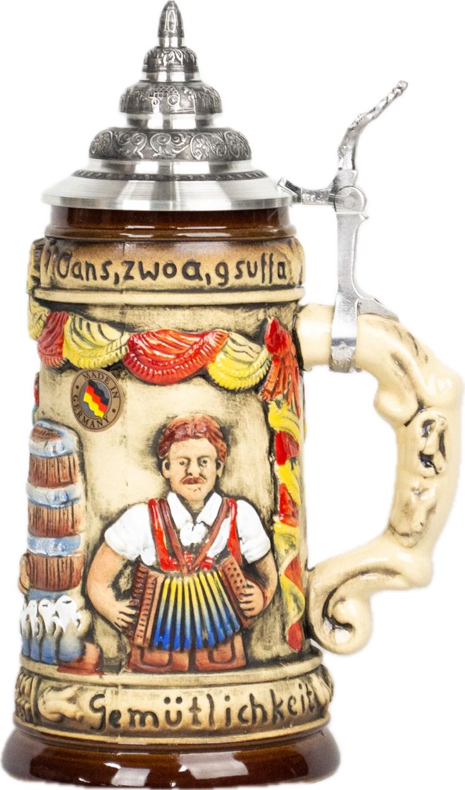 Oktoberfest Keg Tapping German Beer Stein - King Werk 09/br Rustic 