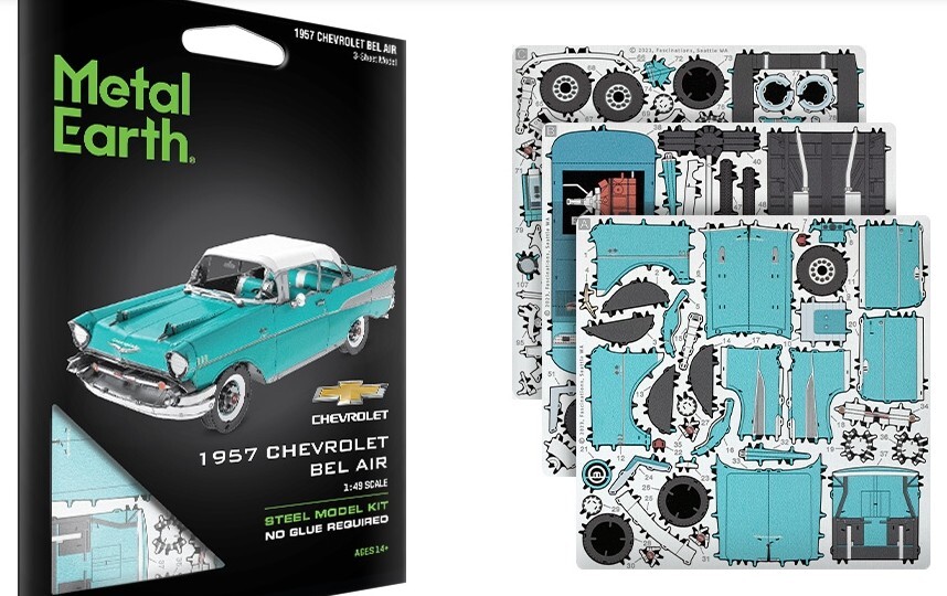 1957 Chevrolet Bel Air™ Metal Earth Model Kit ME1010 | Lindenhaus