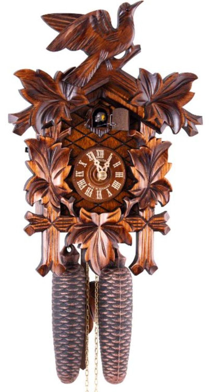 Schneider 5 Leaf/1 Bird 8-Day Traditional German Cuckoo Clock 8T 90/9