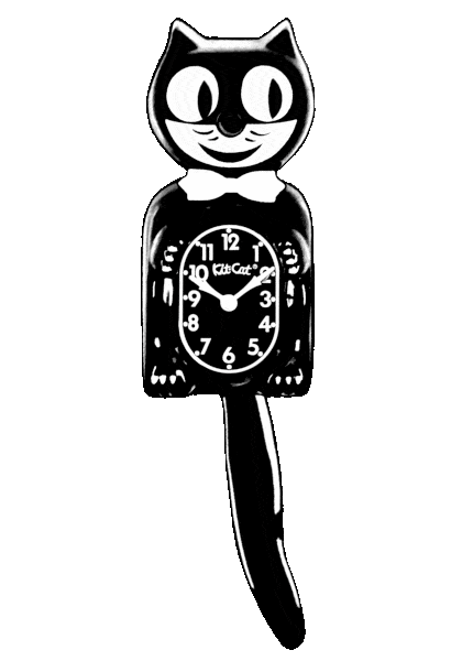 The Original Classic Black Kit-Cat Klock® BC-1 | Lindenhaus
